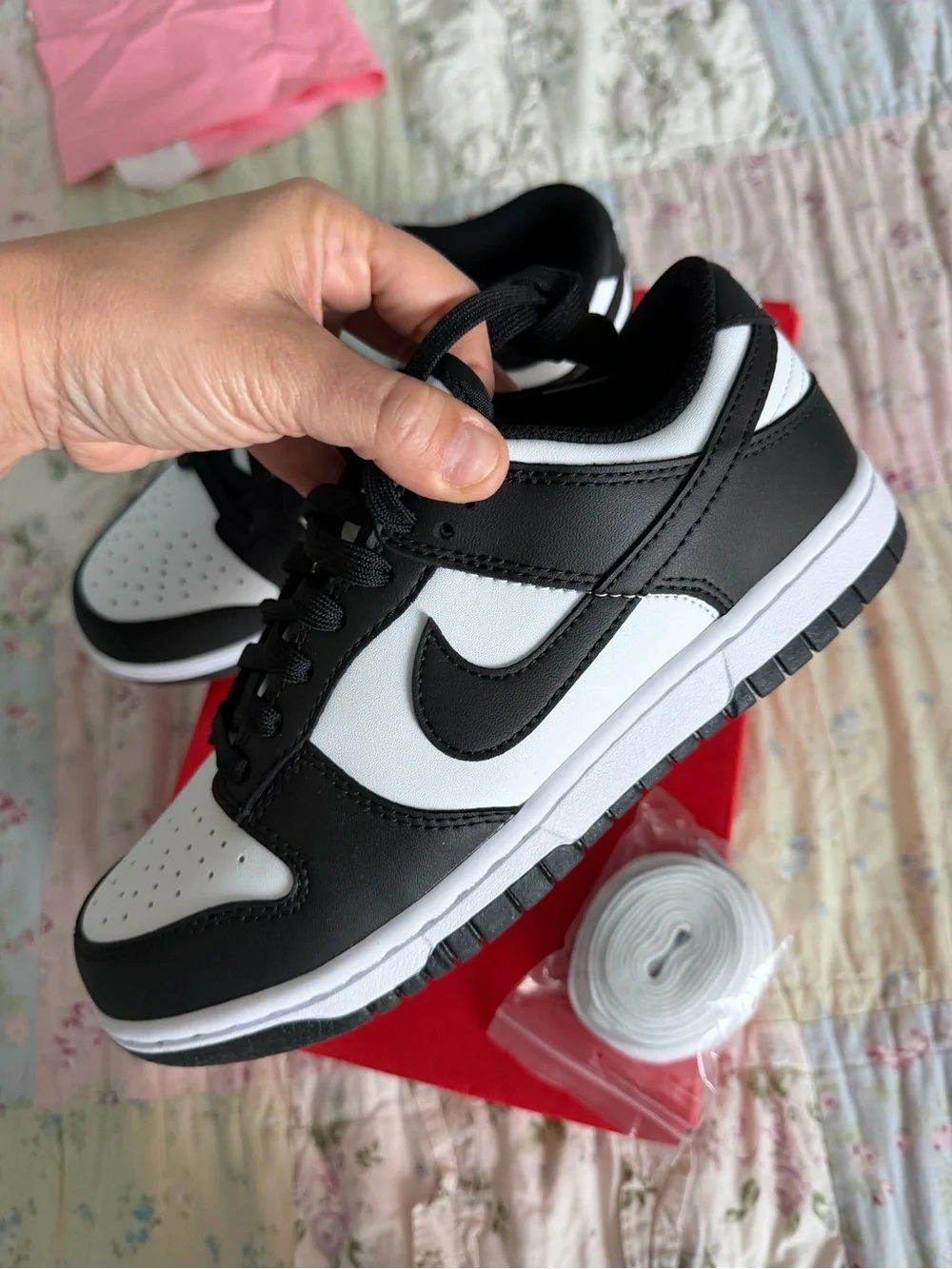Nike Black and White Low-Top Sneakers